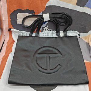 Telfar Medium black Shopping Bag